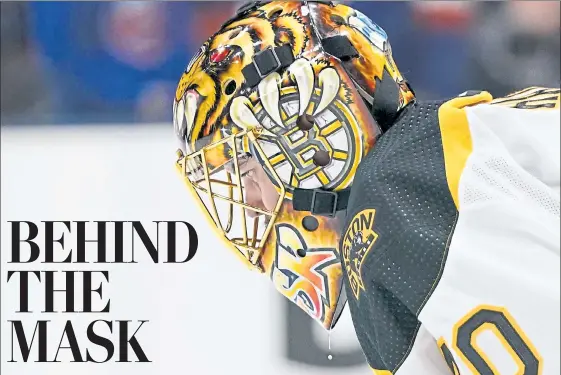  ?? AP FILE ?? Bruins goalie Tuukka Rask said Friday that he’s ‘not going to play for anybody else but the Bruins’ while discussing how he played through a torn labrum in his right hip that will require surgery sometime in the next month.