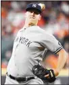  ??  ?? New York Yankees starting pitcher Jameson Taillon delivers during the first inning of a baseball game against the Houston Astros, on July 11, in Houston. (AP)