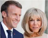  ?? ?? Controvers­y: Macron, 6, and Brigitte, 70