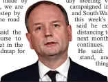  ??  ?? Book your jab...Sir Simon Stevens