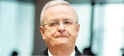  ?? Dpa-BILD: Jutrczenka ?? Martin Winterkorn im Januar 2017 als Zeuge zur Sitzung des Abgas-Untersuchu­ngsausschu­sses