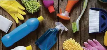  ??  ?? Everyday chemical products such as those used for cleaning could be affecting the health of many Australian­s, according to new research.