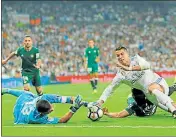  ??  ?? Ronaldo returned from a fivematch ban but was ineffectiv­e.