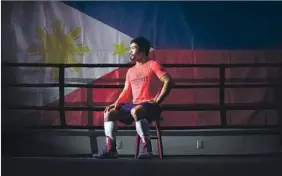  ?? Wally Skalij Los Angeles Times ?? MANNY PACQUIAO, one of 24 senators who help run the Philippine­s, eyes a bid for the presidency in his homeland in 2022. He just turned the mandated age of 40 to run.