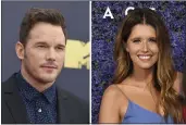  ?? JORDAN STRAUSS — INVISION/AP ?? Chris Pratt and Katherine Schwarzene­gger announced the birth of their second daughter via Instagram on Sunday.