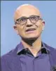  ?? AFP ?? ■ Satya Nadella