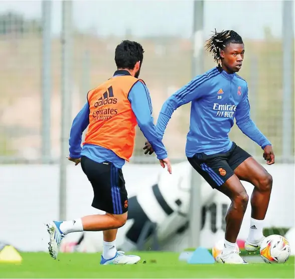  ?? ?? Camavinga puede ser titular de nuevo en el partido contra Osasuna