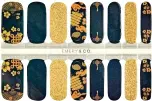  ??  ?? Emery & Co.’s nail wraps take just 10 minutes to fit, paste and file, and can be removed without damaging the nails.