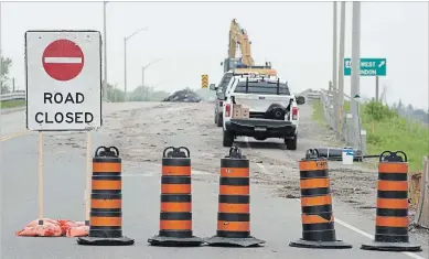  ?? WATERLOO REGION RECORD FILE PHOTO ?? The rebuilt and improved Franklin Boulevard bridge is due to open in mid-December, relieving gridlock on nearby overpasses.