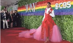  ?? ANGELA WEISS/AFP/GETTY IMAGES ?? Billy Porter attends the 73rd annual Tony Awards at Radio City Music Hall on Sunday in New York City.