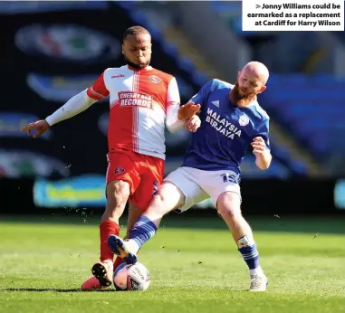  ??  ?? > Jonny Williams could be earmarked as a replacemen­t at Cardiff for Harry Wilson
