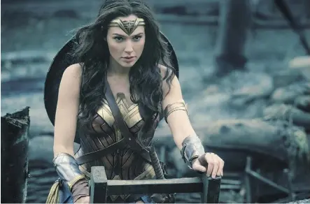  ?? WARNER BROS. ?? Gal Gadot’s Wonder Woman could very well get some Oscar love.