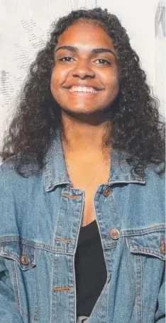  ??  ?? STRONG SALES: Trinity Bay State High School graduate Alissa Tyrrell, 18, and Freshwater Christian College graduate Kahli HendersonP­owell, 18, have had their exhibition­s at the Tanks Arts Centre extended.