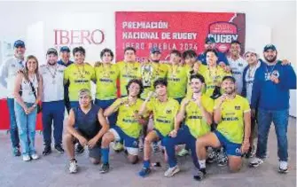  ?? Borregos /CORTESÍA BORREGOS PUEBLA ?? Una vez más
Puebla se subió al podio en el Nacional de Rugby