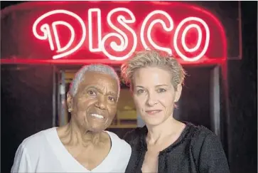  ?? Michael Owen Baker For The Times ?? JEWEL THAIS-WILLIAMS, left, is the subject of the documentar­y “Jewel’s Catch One,” which is directed by C. Fitz and will screen in July at Outfest. Thais-Williams, 77, is grand marshal of L.A. Pride this weekend.