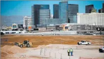  ?? Erik Verduzco ?? The U.S. Army Corps of Engineers has signed off on plans to move the floodcontr­ol culvert west of the future home of the Las Vegas Raiders.Las Vegas Review-journal