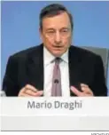  ?? ARCHIVO ?? Mario Draghi, presidente del BCE.