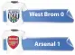  ??  ?? West Brom 0
Arsenal 1
WEST BROMWICH: