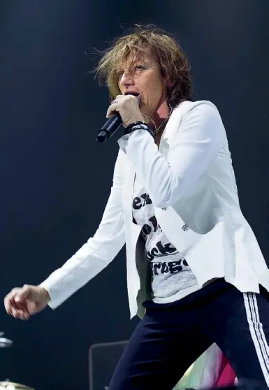  ??  ?? Senese La rockstar Gianna Nannini, martedì in concerto a Roma, è nata a Siena il 14 giugno 1956