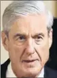  ?? REUTERS FILE ?? Special counsel Robert Mueller