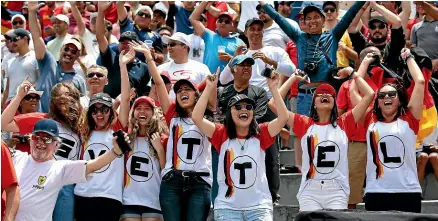  ?? GETTY IMAGES ?? Formula One says it wants fans to be proud of the sport, and that includes its net zero-carbon strategy.