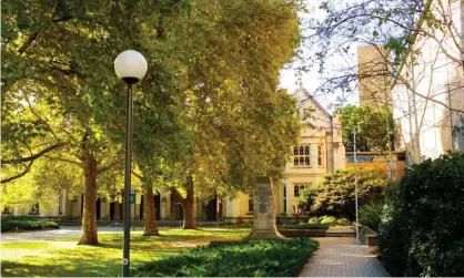  ?? Photograph: Nina Dermawan/Moment Editorial/Getty Images ?? The University of Melbourne was found to be among the top recipients of federal grants awarded under the GrantsConn­ect program.