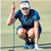  ??  ?? American Lexi Thompson Saturday, Sky Golf, 6.30pm