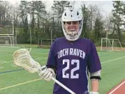  ?? CRAIG J. CLARY/STAFF ?? Loch Raven senior Collin Nadolny is a three-sport athlete for the Raiders and he volunteers with Special Olympics sailing in the summer.