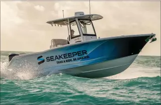  ?? COURTESY OF AH360 PHOTOGRAPH­Y ?? Seakeeper has emerged as a global leader in marine stabilizat­ion technology, its innovative line capable of eliminatin­g up to 95% of boat roll — the rocking motion that causes seasicknes­s, fatigue and anxiety.