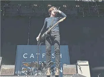  ?? ?? Catfish and the Bottlemen frontman Vann McCann will lead the indie rockers on stage at Ingliston later this year