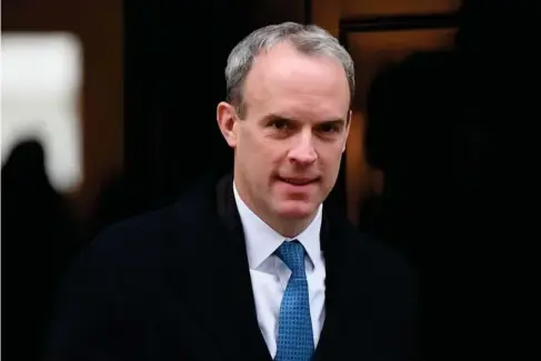  ?? (AFP/Getty) ?? Dominic Raab was furious after a debate on the ‘Today’ programme