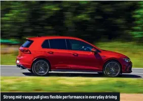  ??  ?? Strong mid-range pull gives flexible performanc­e in everyday driving