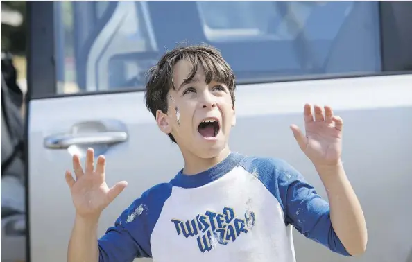  ?? PHOTOS: 20TH CENTURY FOX ?? Jason Drucker stars as Greg Heffley in Diary of a Wimpy Kid: The Long Haul, a movie that misses on just about every mark.