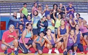  ?? Picture:JOVESA NAISUA ?? Fiji Sports Council Internatio­nal Women’s Day zumba participan­ts.