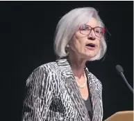  ?? SHAUGHN BUTTS ?? Beverley McLachlin is stepping down as chief justice of the Supreme Court of Canada.