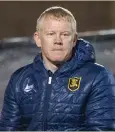  ??  ?? Livingston boss Gary Holt