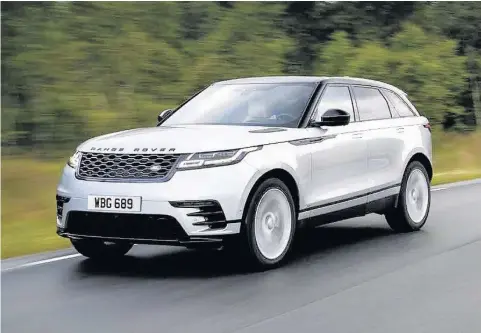  ??  ?? The Range Rover Velar has won the World Car Design of the Year title at the 2018 World Car Awards