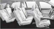  ??  ?? The seats have been redesigned with adjustable side bolsters, seat cushion extensions and have a massage feature.