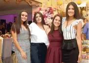  ??  ?? Antonella Calvaro, Sophie Yin, María Alejandra Roig y Laura Amaya.