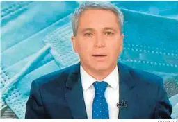  ?? ATRESMEDIA ?? Vicente Vallés, ‘Antena 3 Noticias 2’, el espacio diario más visto.