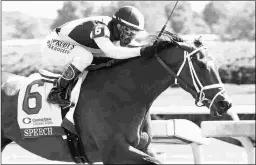  ?? COADY PHOTOGRAPH­Y ?? Speech, by Mr Speaker, wins the Grade 1 Ashland on Saturday.