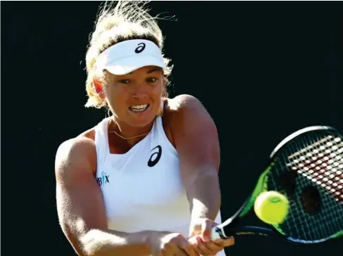  ?? (Getty) ?? The former world No 9 in action at Wimbledon in 2018:‘ I had a lot of therapy, did a lot of sweating on the physio table and went through a lot of pain’