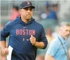  ?? JOHN BAZEMORE/AP ?? With the Celtics being eliminated from the NBA playoffs Monday, and the Bruins long ago bounced from the NHL playoffs, more eyes are going to be on the Red Sox and manager Alex Cora.