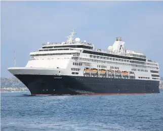  ?? HOLLAND AMERICA LINE ?? Beginning in December, Holland America will send the 1,350-guest Veendam on the line’s new voyages to Cuba and the Caribbean.