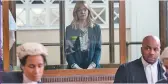  ?? ?? MONDAY In the dock… Toyah’s nervous as her trial starts