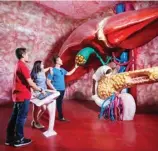  ?? JAWA TIMUR PARK GROUP FOR JAWA POS ?? EDUKATIF: The Bagong Adventure Museum Tubuh untuk mempelajar­i bagian tubuh manusia serta fungsinya.
