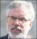  ??  ?? GERRY ADAMS: Branded documentar­y ‘nonsense’.