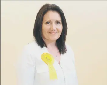  ?? Picture: Sarah Standing ?? WINNER Liberal Democrat Kirsten Bradley (2 years) elected for Lee East ward
