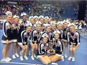  ??  ?? Top: Cedartown performed on the mat to win a state championsh­ip. Above: Pepperell HS.