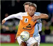  ??  ?? Adam Taggart has moved across Australia from the Perth Glory to the Brisbane Roar.